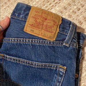 Vintage Levi’s 501 Original Button Fly jeans